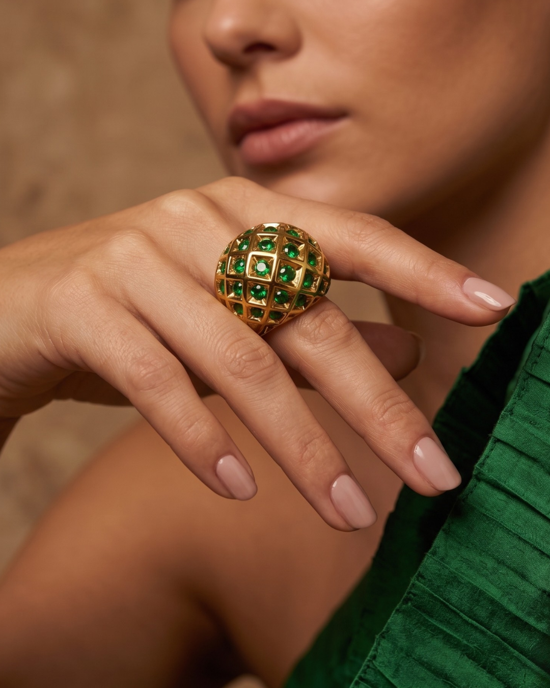 Anillo Oro Miel