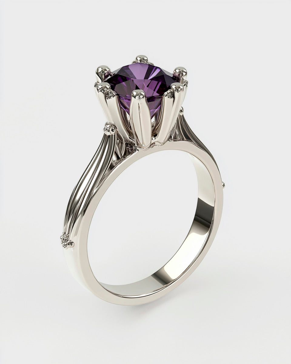 Anillo Flor de tulipan