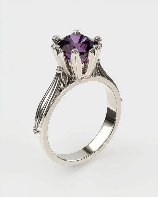 Anillo Flor de tulipan