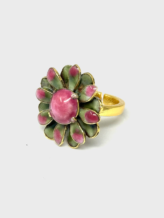 Anillo Frailejon rosa