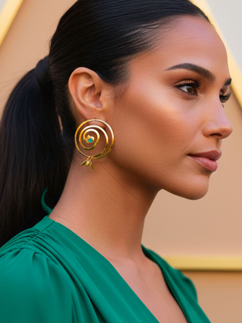 Aretes espiral cristal