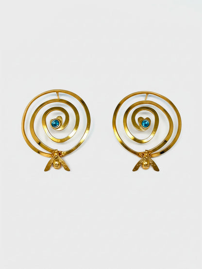 Aretes espiral cristal