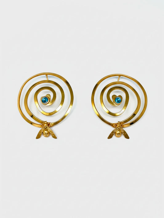 Aretes espiral cristal