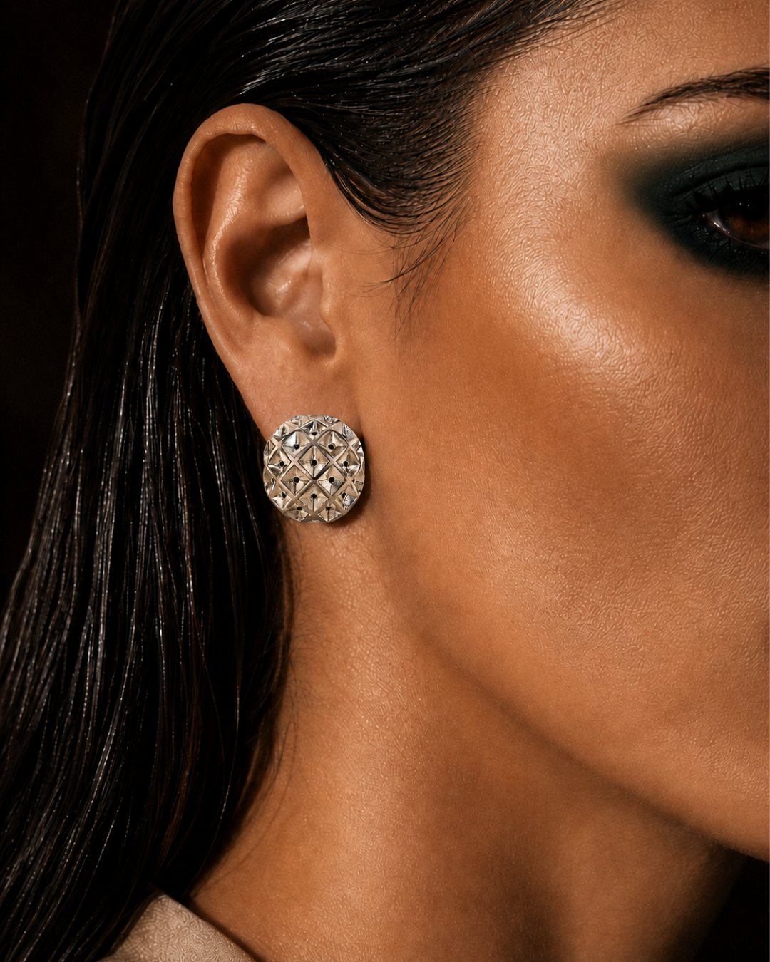 Aretes Nectar de Lebrija en plata