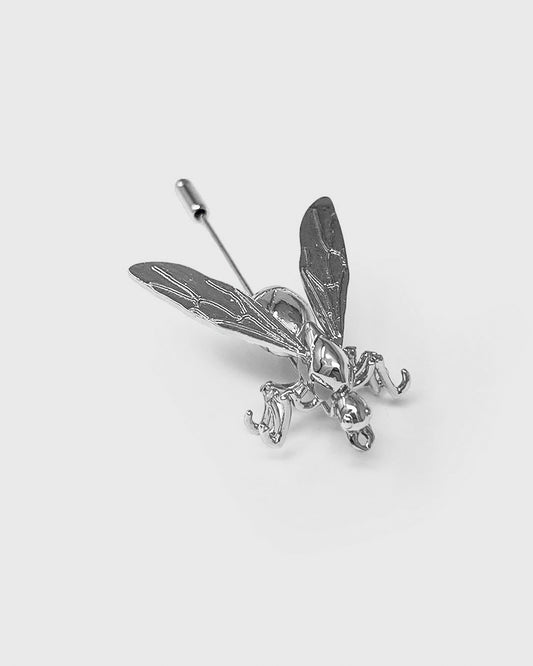 Broche Hormiga Culona XL plateada