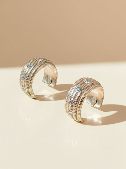 Candonga silver hoop cornfield