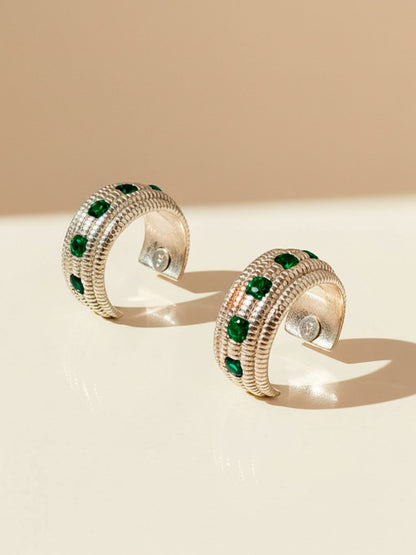 Candonga silver hoop cornfield