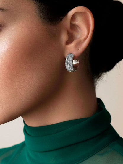 Candonga silver hoop cornfield