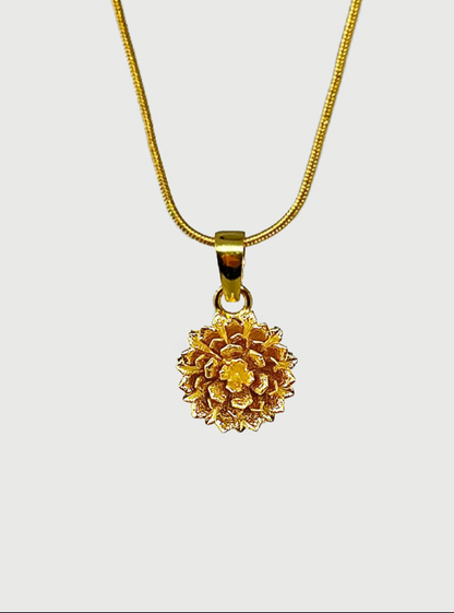 Collar frailejón dorado