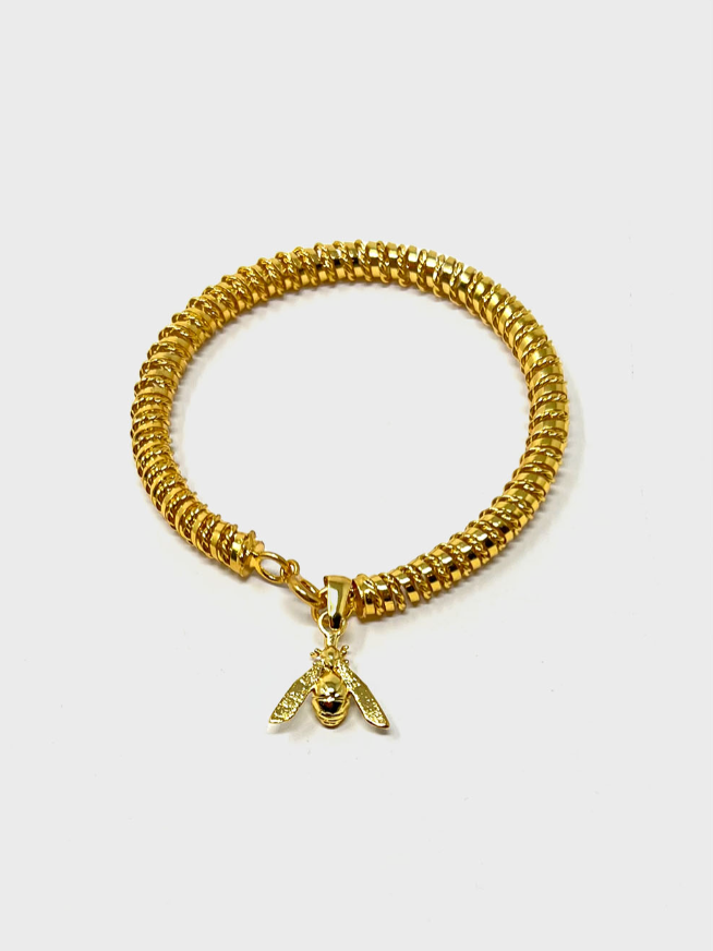 Mini ant gold twisted bracelet