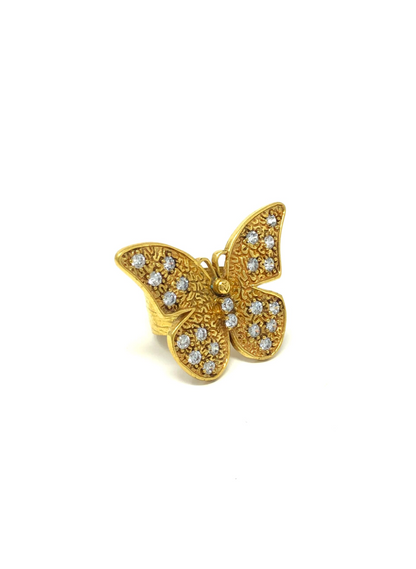 Anillo Mariposa zircón