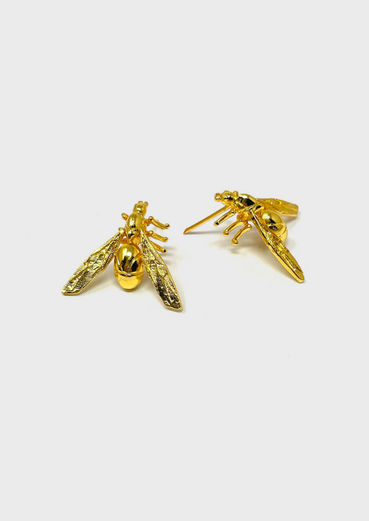 Aretes topos Hormiga dorada