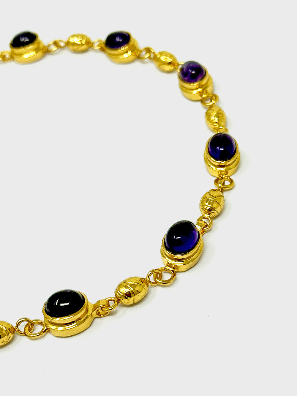 Collar Amatista y rabitos
