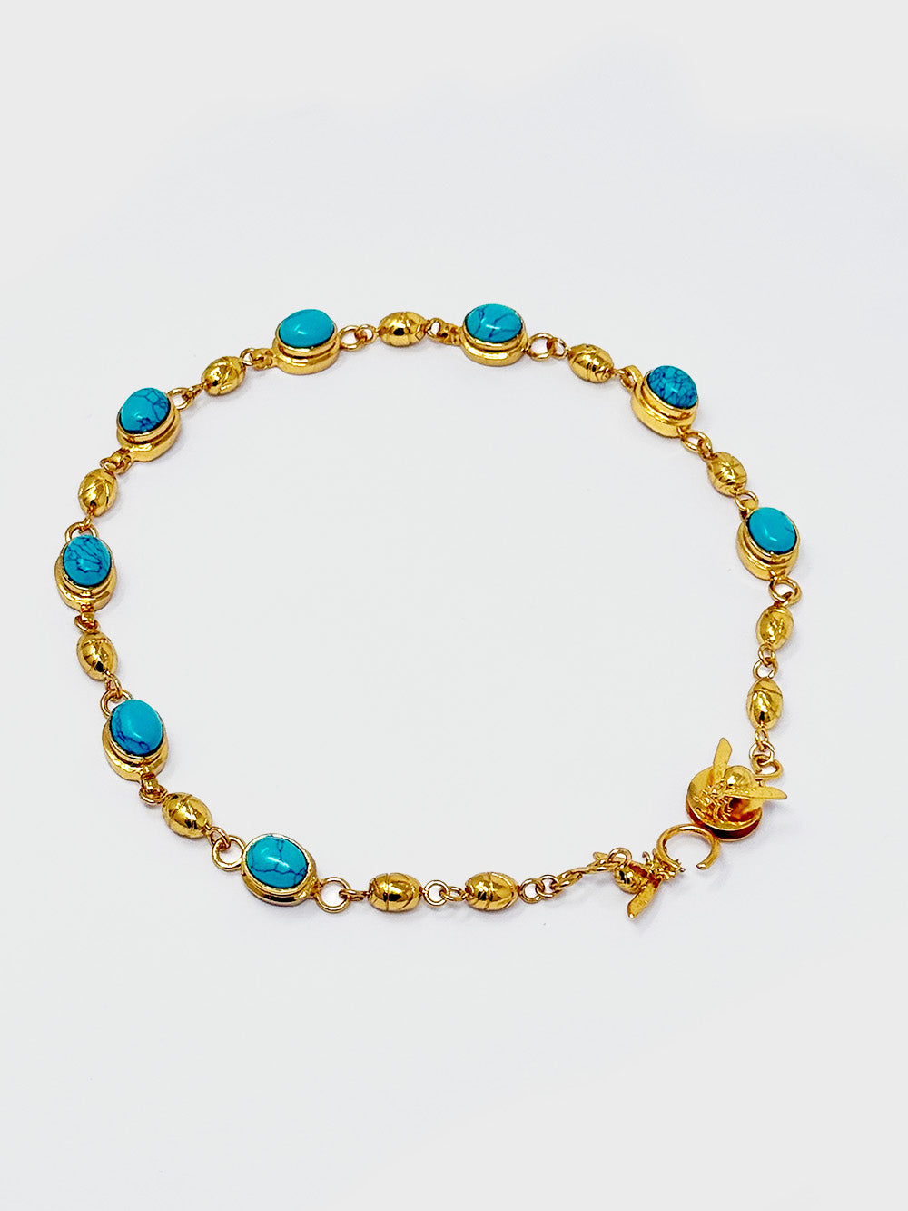 Collar Turquesa y rabitos