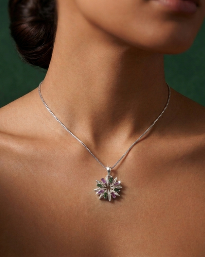 Collar Alas y turmalinas