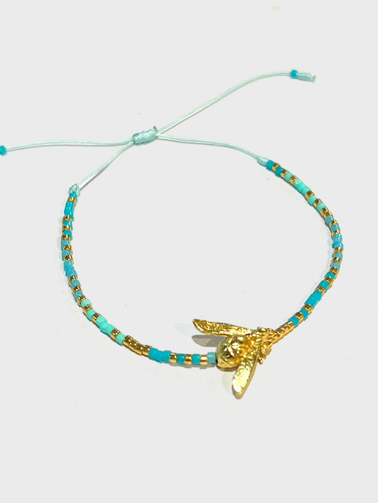 Pulsera hormiguita hilo miyuki