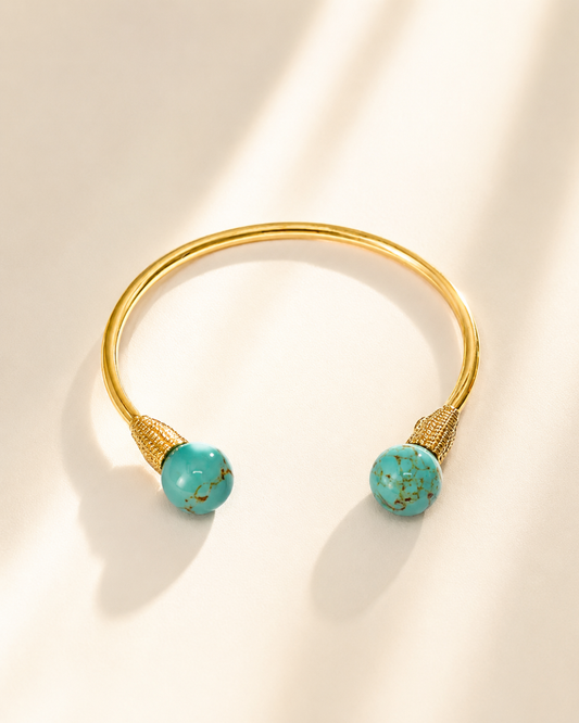 Brazalete Cono turquesa